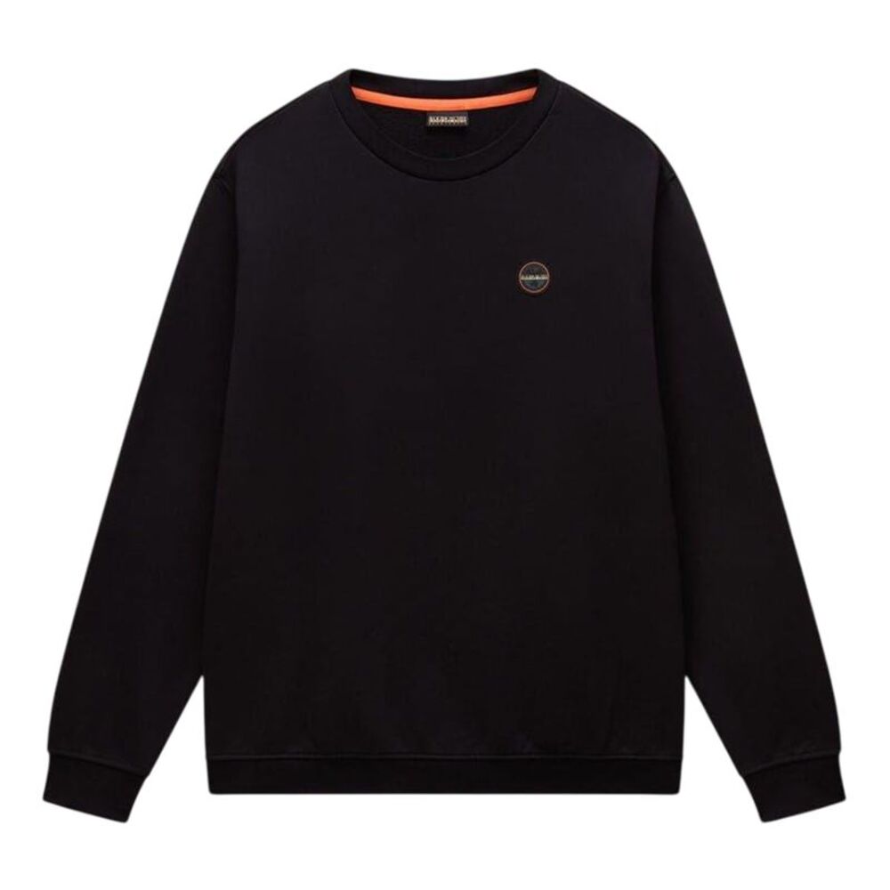 Napapijri Mens Button Sweatshirt / Black Beauty
